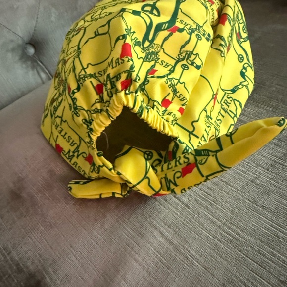 Masters Surgical hat with Green and Red Designs. - Picture 3 of 6